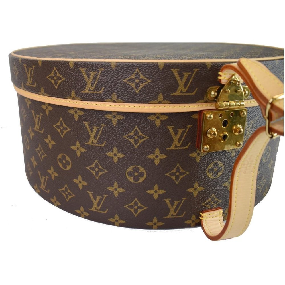 LOUIS VUITTON Hat Box 40 Monogram Canvas TravelBag - Picture 4 of 12